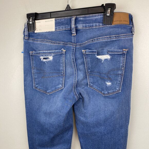 American eagle jeans women's 6 LONG | 28x30 next level stretch nwt jegging - Picture 6 of 16